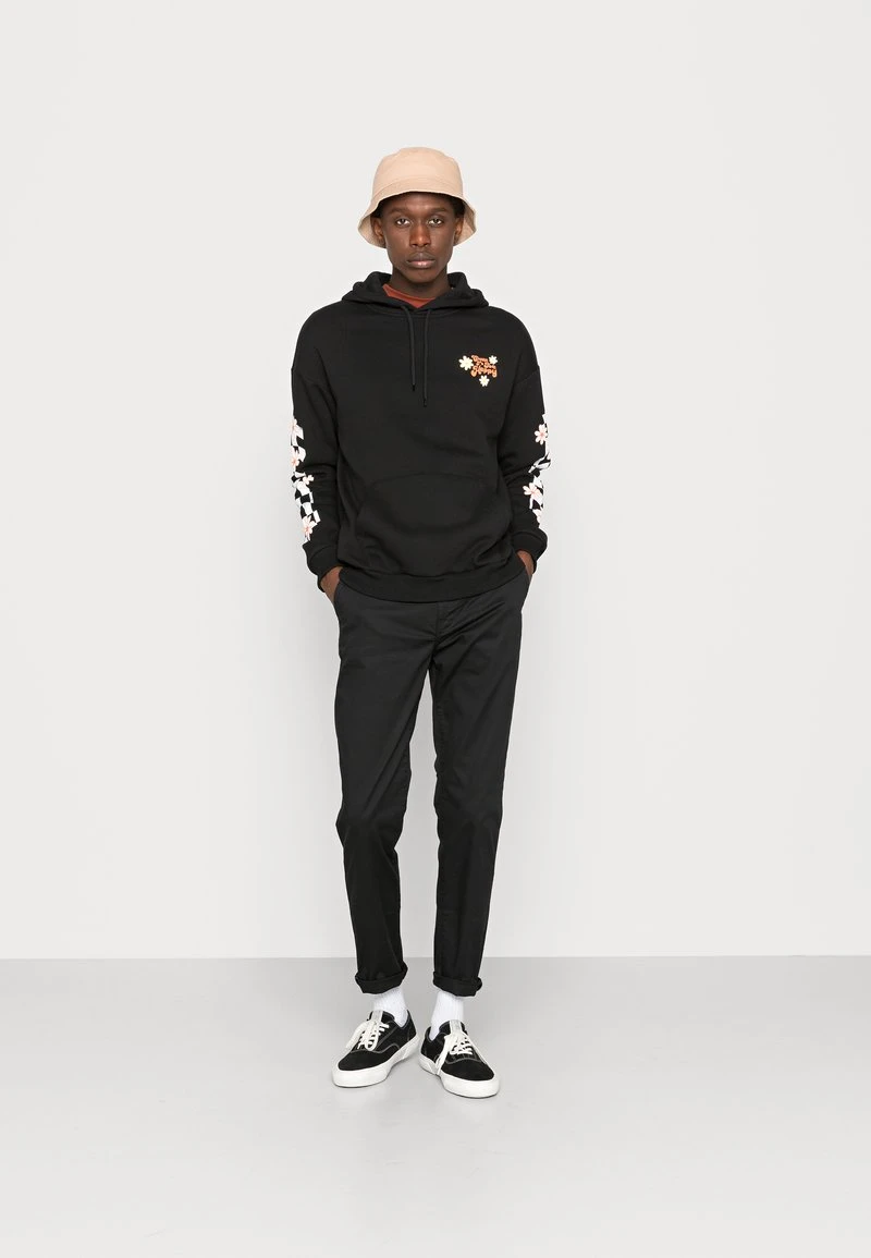 YOURTURN HAPPY HOODIE UNISEX - Felpa Con Cappuccio - Black 4 YOURTURN HAPPY HOODIE UNISEX - Felpa Con Cappuccio - Black - immagine 2