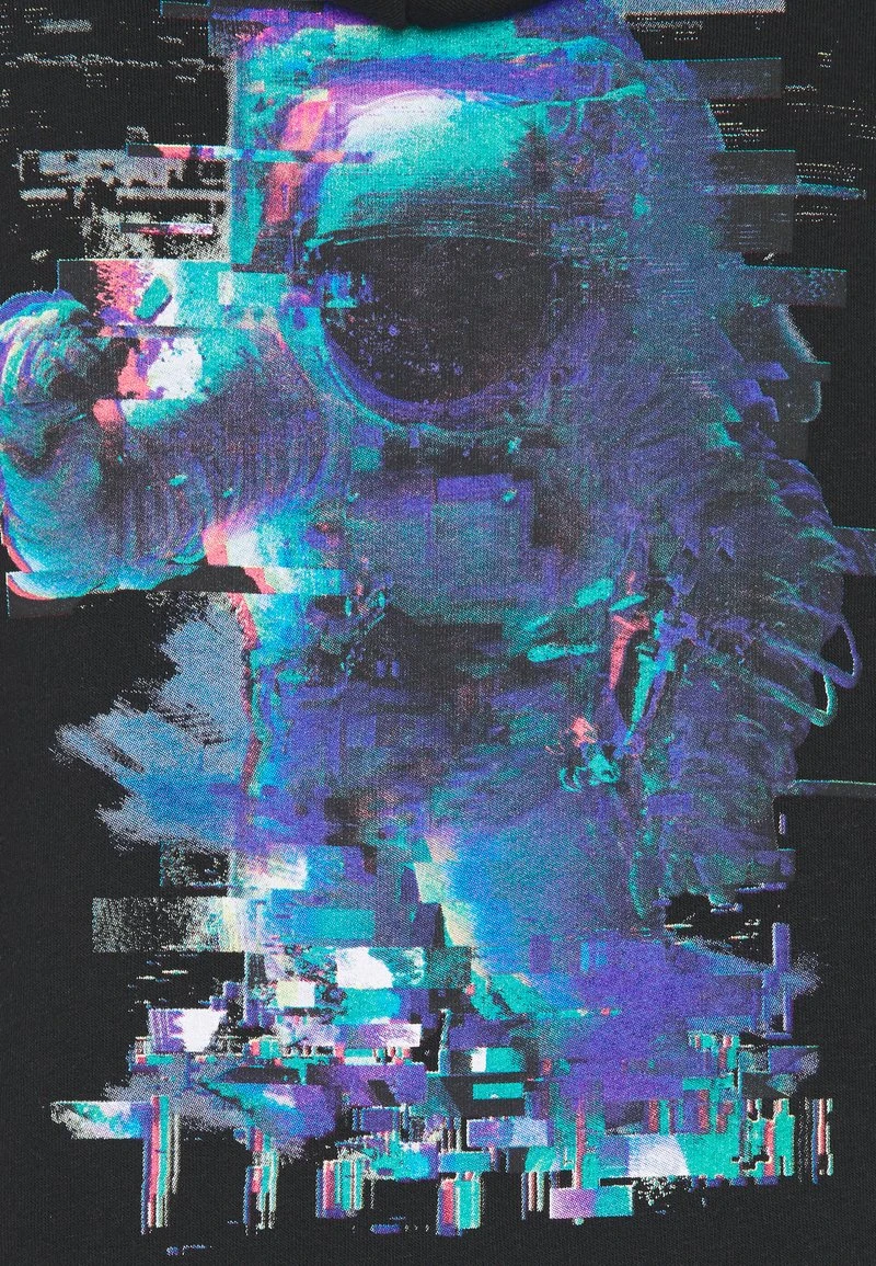 YOURTURN UNISEX - Felpa Con Cappuccio - Black 5 YOURTURN UNISEX - Felpa Con Cappuccio - Black - immagine 3