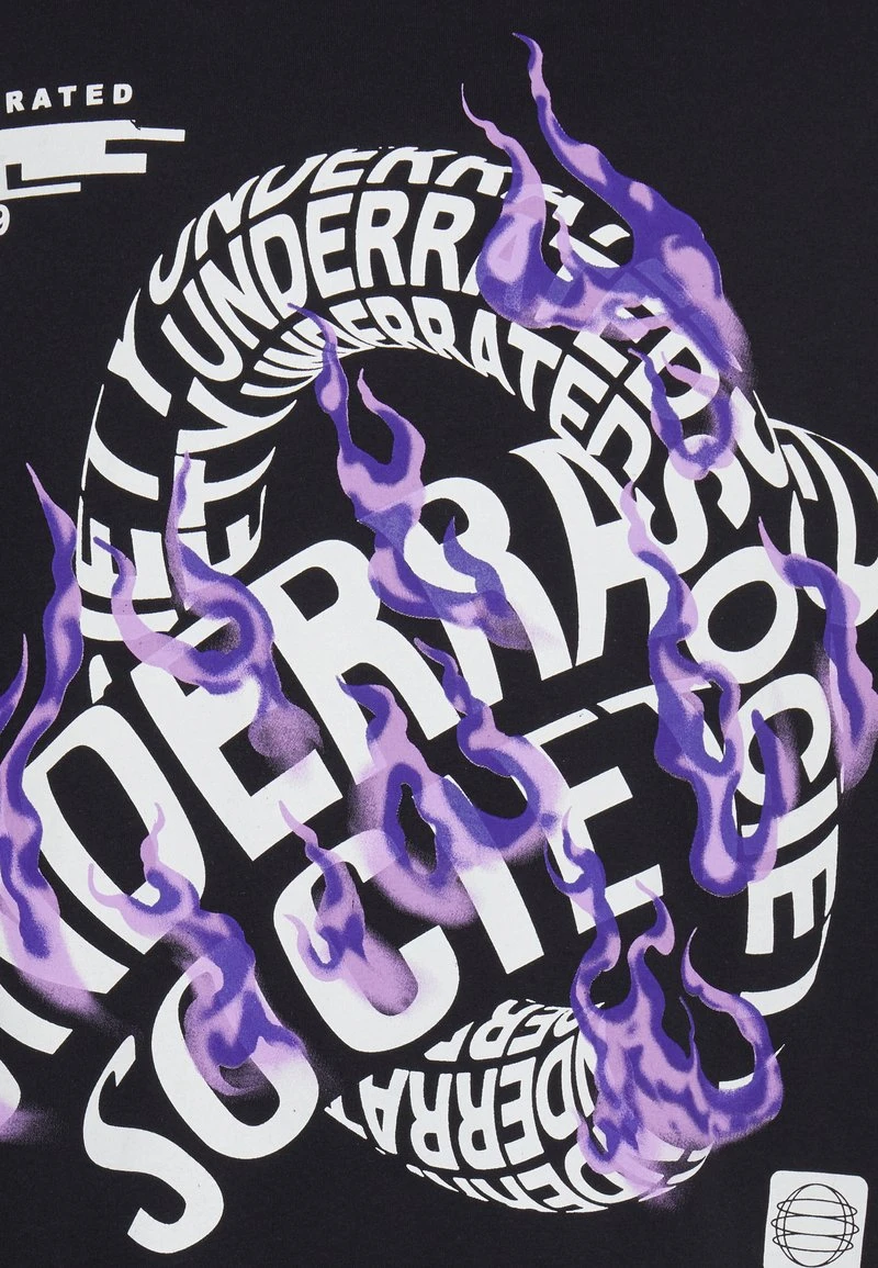 YOURTURN UNISEX - T-shirt Con Stampa - Black 5 YOURTURN UNISEX - T-shirt Con Stampa - Black - immagine 3