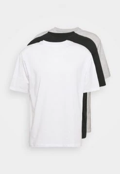 YOURTURN 3 PACK UNISEX - T-shirt Basic - Black/light Grey/white -Sconto YOURTURN in Italia c411850a0b8a439bac75b0aaae65510a