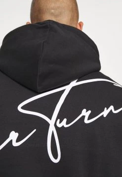 YOURTURN BOLD SCRIPT HOODIE UNISEX - Felpa - Black -Sconto YOURTURN in Italia c96b8a60d5f7423b855ed3bfc843f0e2