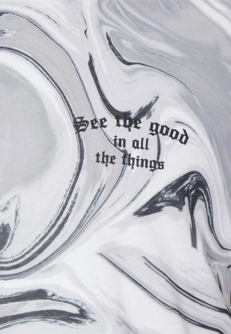 YOURTURN UNISEX - T-shirt Con Stampa - Grey 5 YOURTURN UNISEX - T-shirt Con Stampa - Grey - immagine 3