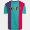 YOURTURN UNISEX - T-shirt Con Stampa - Purple/blue/red
