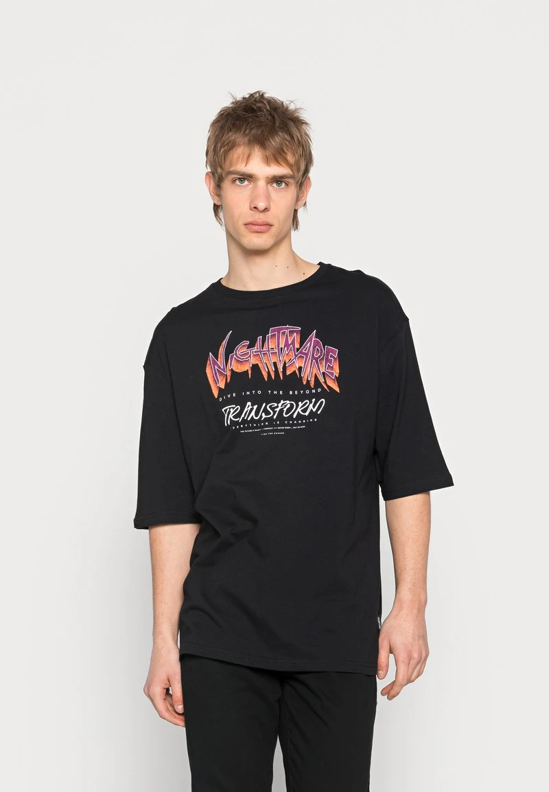 YOURTURN UNKNOWN DESTINATION GRAPHIC T-SHIRT UNISEX - T-shirt Con Stampa - Black 3 YOURTURN UNKNOWN DESTINATION GRAPHIC T-SHIRT UNISEX - T-shirt Con Stampa - Black