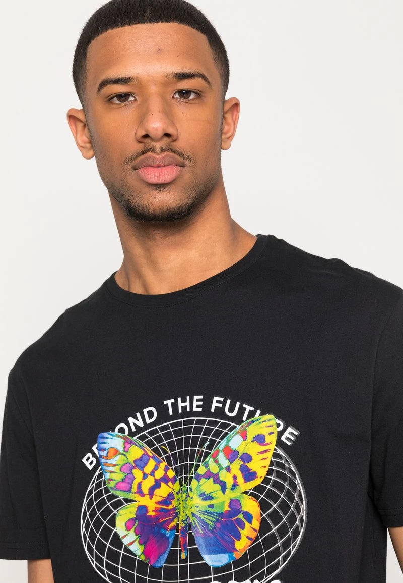 YOURTURN REALITY MOTION GRAPHIC T-SHIRT UNISEX - T-shirt Con Stampa - Black 7 YOURTURN REALITY MOTION GRAPHIC T-SHIRT UNISEX - T-shirt Con Stampa - Black - immagine 5