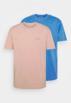 YOURTURN UNISEX 2 PACK - T-shirt Basic - Pink/blue