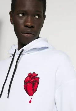 YOURTURN Felpa Con Cappuccio - White, Unisex -Sconto YOURTURN in Italia d5bec16791984c3e827a91af0b906b50