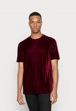 YOURTURN VELVET UNISEX - T-shirt Basic - Bordeaux