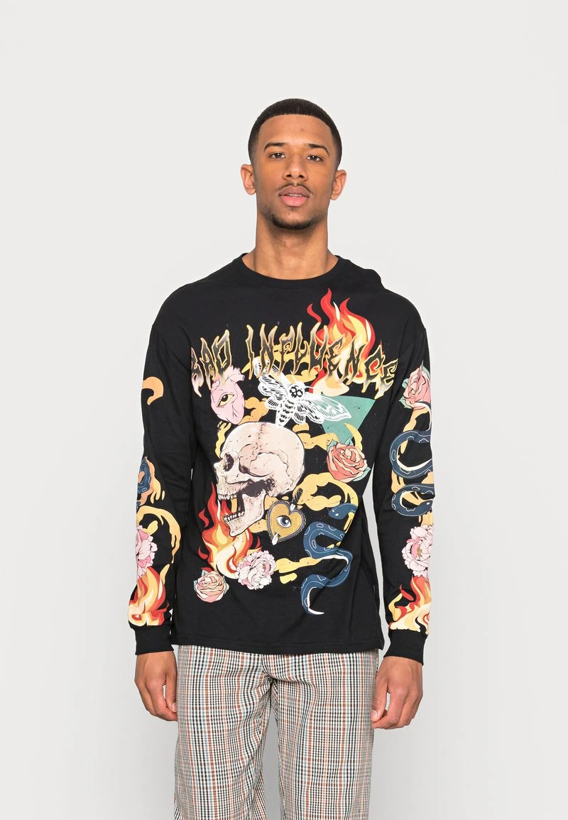 YOURTURN GRAPHIC SHIRT UNISEX - Maglietta A Manica Lunga - Black 3 YOURTURN GRAPHIC SHIRT UNISEX - Maglietta A Manica Lunga - Black