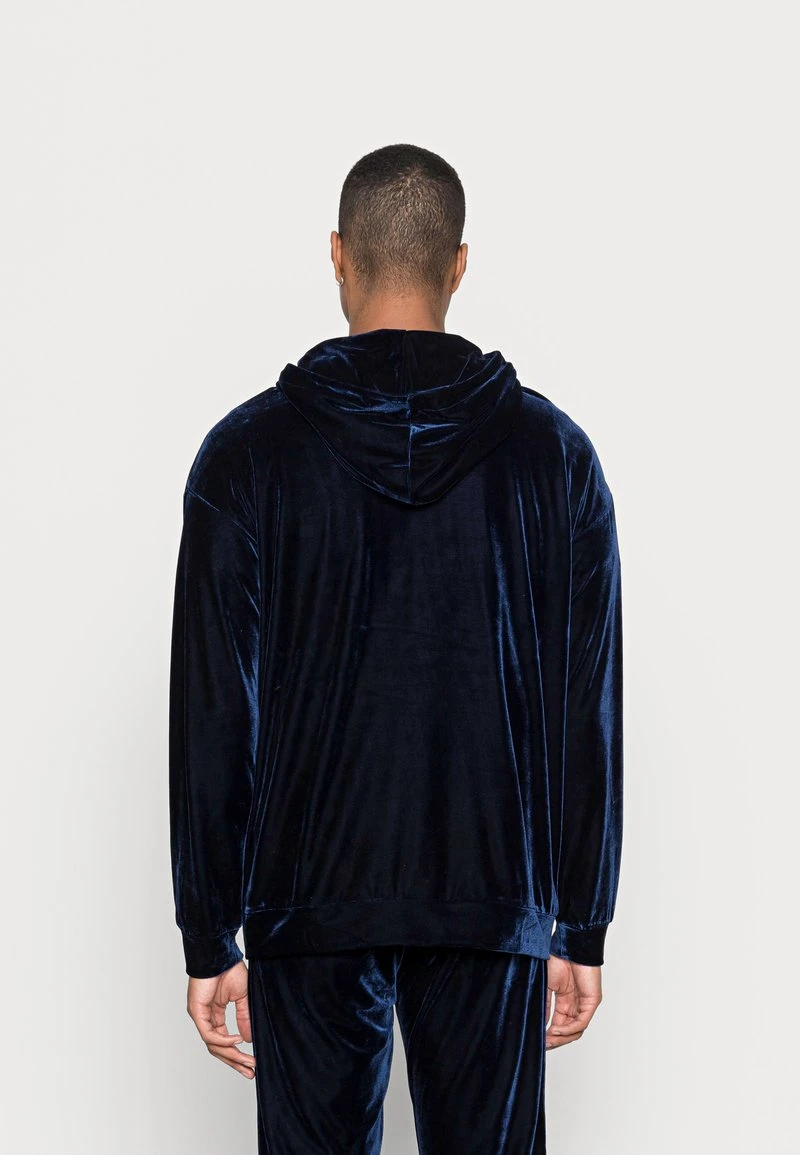 YOURTURN FESTIVE HOODIE UNISEX - Felpa Con Cappuccio - Dark Blue 5 YOURTURN FESTIVE HOODIE UNISEX - Felpa Con Cappuccio - Dark Blue - immagine 3