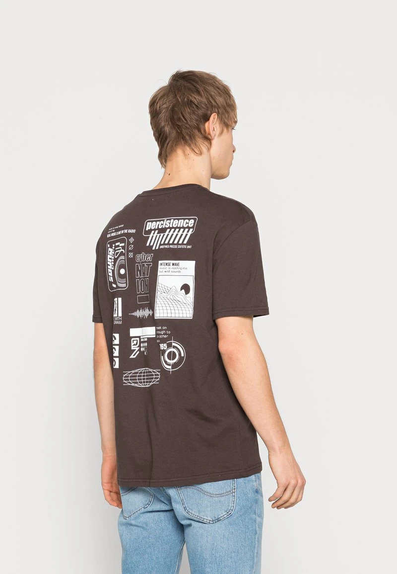 YOURTURN PERCISTENCE GRAPHIC T-SHIRT UNISEX - T-shirt Con Stampa - Brown 5 YOURTURN PERCISTENCE GRAPHIC T-SHIRT UNISEX - T-shirt Con Stampa - Brown - immagine 3