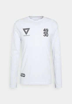 YOURTURN UNISEX - Maglietta A Manica Lunga - White -Sconto YOURTURN in Italia e4e19e2490b04c93b929254c69a00f08