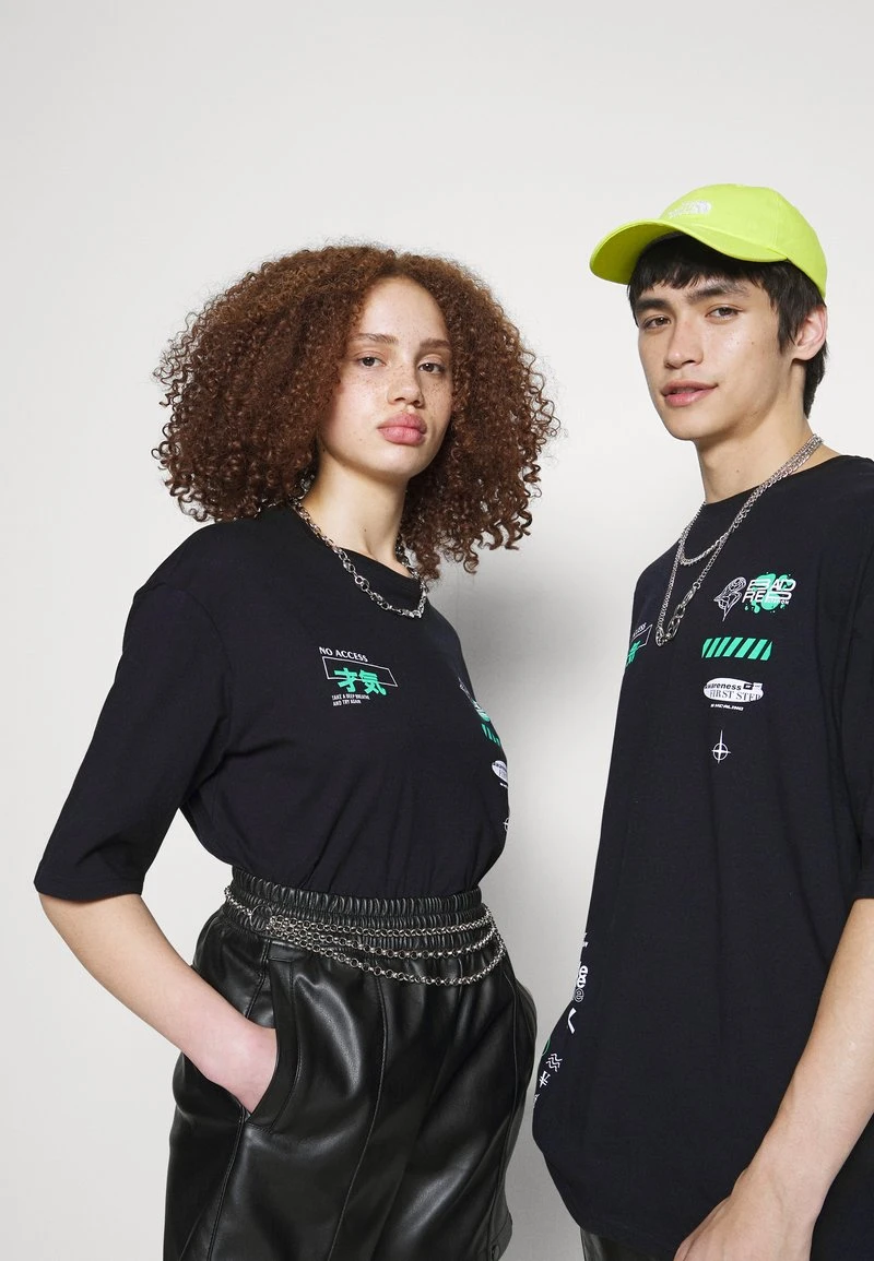 YOURTURN GRAPHIC TEE UNISEX - T-shirt Con Stampa - Black 6 YOURTURN GRAPHIC TEE UNISEX - T-shirt Con Stampa - Black - immagine 4