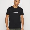 YOURTURN Unisex T-shirt Con Stampa - Black