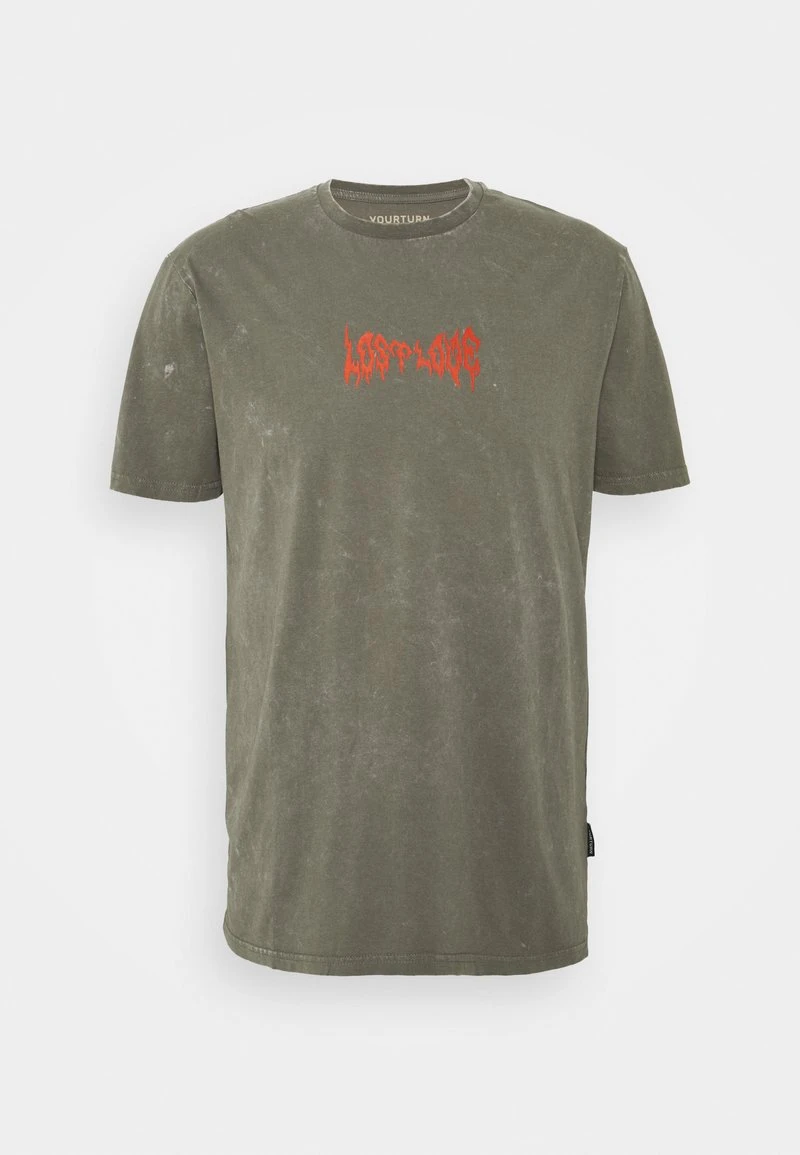 YOURTURN UNISEX - T-shirt Con Stampa - Olive 3 YOURTURN UNISEX - T-shirt Con Stampa - Olive