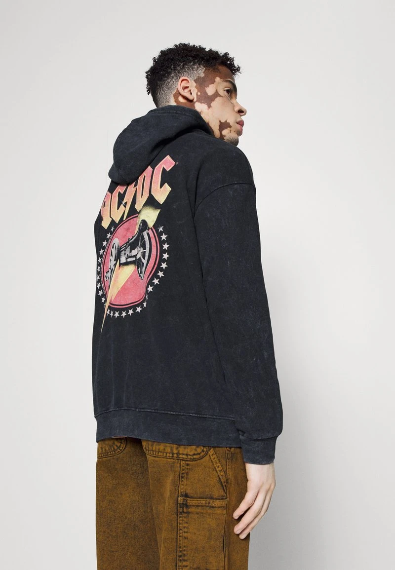 YOURTURN ACDC SWEAT UNISEX - Felpa Con Cappuccio - Black 6 YOURTURN ACDC SWEAT UNISEX - Felpa Con Cappuccio - Black - immagine 4