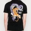 YOURTURN DRAGON TIGER TEE - T-shirt Con Stampa - Black, Unisex