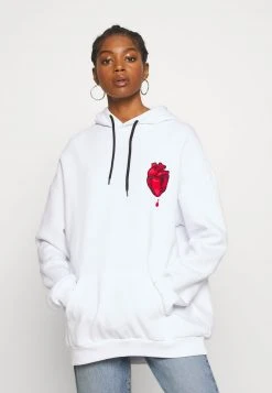 YOURTURN Felpa Con Cappuccio - White, Unisex -Sconto YOURTURN in Italia ed30ee02b25f4dc1b72dc5c4832d9443