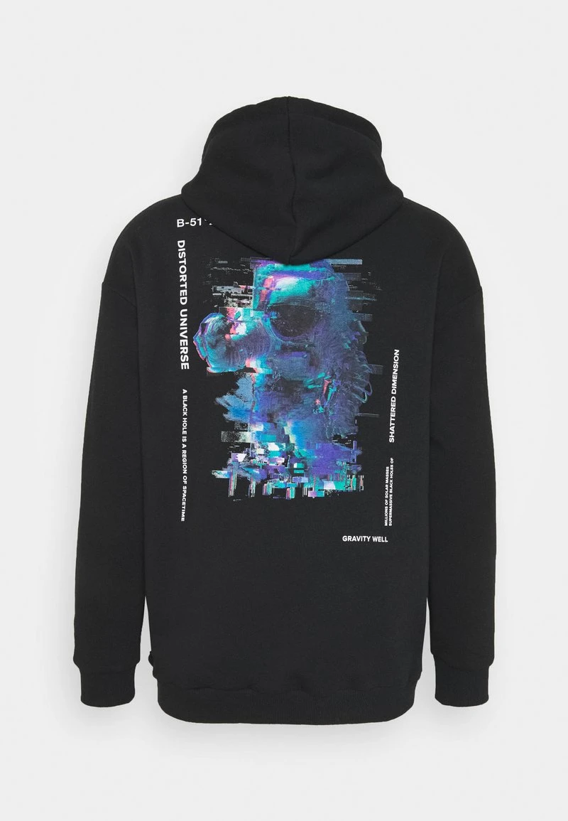 YOURTURN UNISEX - Felpa Con Cappuccio - Black 4 YOURTURN UNISEX - Felpa Con Cappuccio - Black - immagine 2