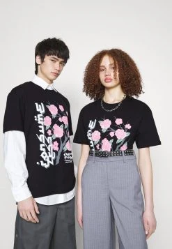 YOURTURN UNISEX - T-shirt Con Stampa - Black