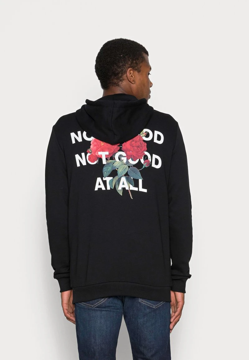 YOURTURN Unisex Felpa Con Cappuccio - Black 3 YOURTURN Unisex Felpa Con Cappuccio - Black