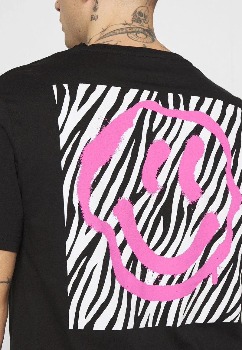 YOURTURN Unisex T-shirt Con Stampa - Black 8 YOURTURN Unisex T-shirt Con Stampa - Black - immagine 6