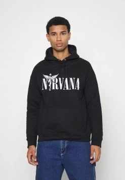 YOURTURN NIRVAN PRINT HOODIE UNISEX - Felpa Con Cappuccio - Black -Sconto YOURTURN in Italia f4276b848f0e4f5abdaa22e819f08ca9