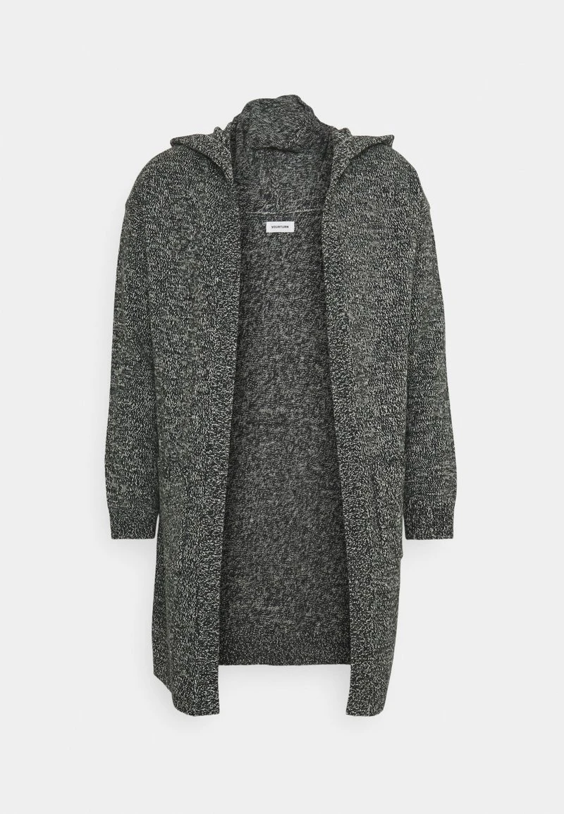 YOURTURN Unisex Cardigan - Dark Grey 3 YOURTURN Unisex Cardigan - Dark Grey