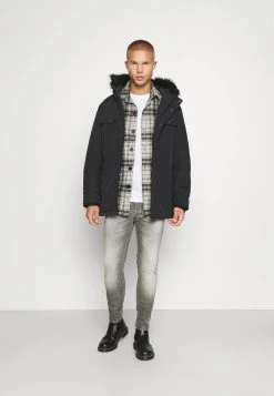 YOURTURN 3 PACK UNISEX - T-shirt Basic - Black/light Grey/white