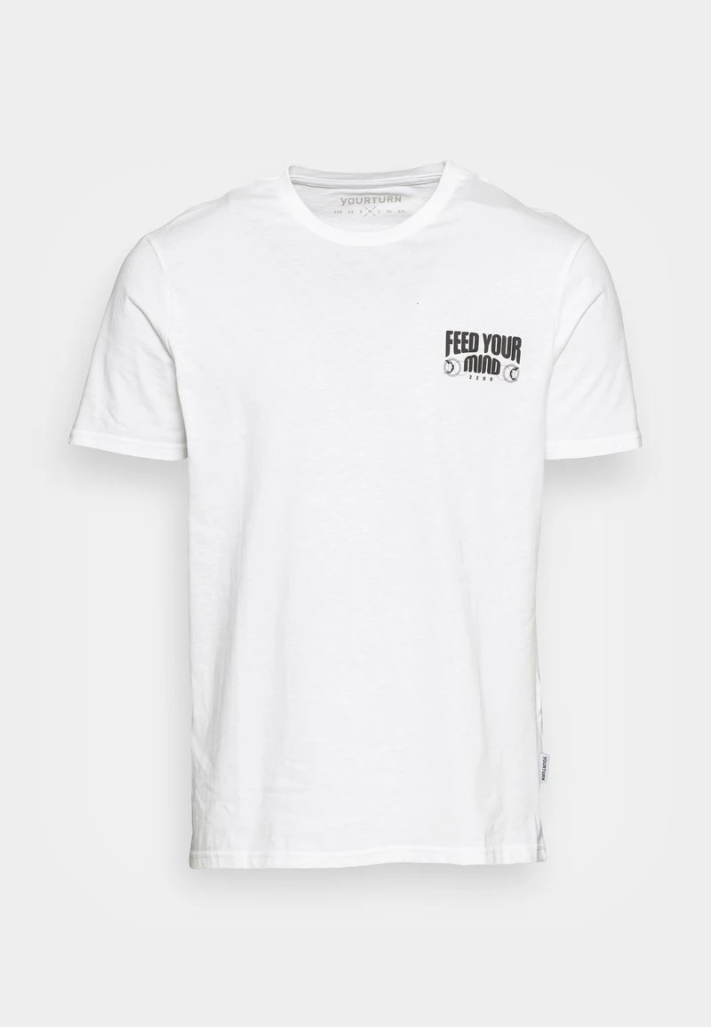 YOURTURN FEED YOUR SOUL TEE UNISEX - T-shirt Con Stampa - White 6 YOURTURN FEED YOUR SOUL TEE UNISEX - T-shirt Con Stampa - White - immagine 4