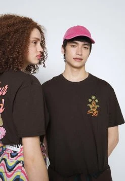 YOURTURN UNISEX - T-shirt Con Stampa - Brown