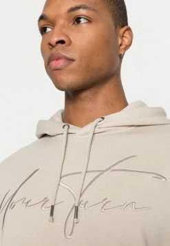 YOURTURN BOLD BRANDING HOODIE UNISEX - Felpa Con Cappuccio - Beige -Sconto YOURTURN in Italia fdea3001950e49a49b1ca77b6269abef