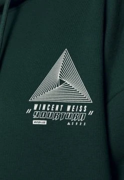 YOURTURN WINCENT WEISS TRIANGLE LOGO UNISEX - Felpa Con Cappuccio - Dark Green -Sconto YOURTURN in Italia fdf2c04c51684dfdbe593f61b73ba40b