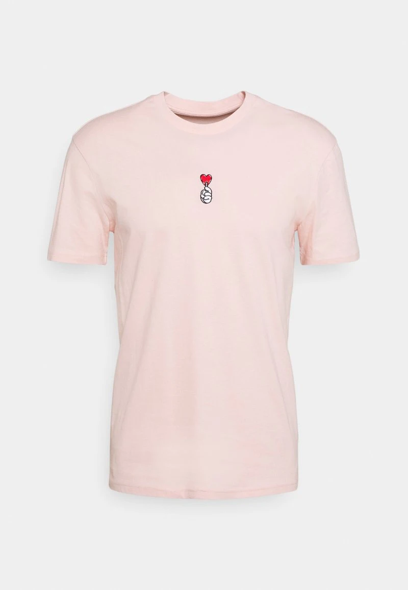 YOURTURN UNISEX - T-shirt Basic - Pink 6 YOURTURN UNISEX - T-shirt Basic - Pink - immagine 4