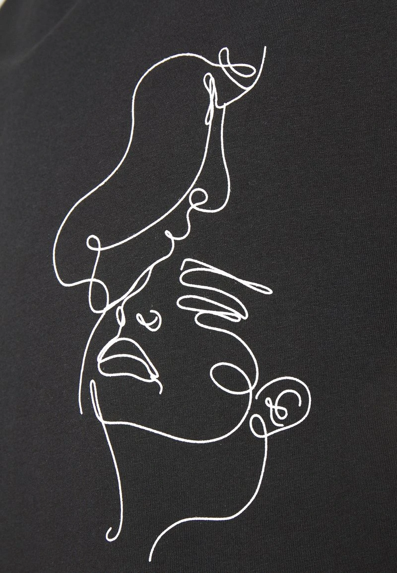 YOURTURN UNISEX - T-shirt Con Stampa - Black 5 YOURTURN UNISEX - T-shirt Con Stampa - Black - immagine 3